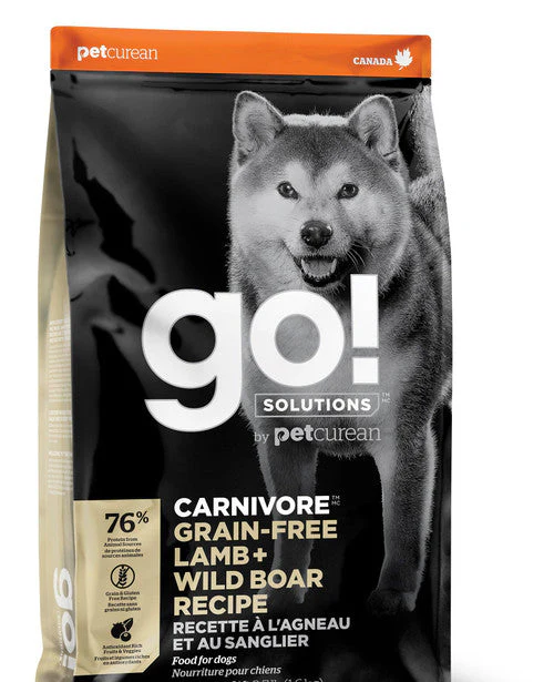 Petcurean GO! CARNIVORE Grain Free Lamb + Wild Boar Recipe for dogs 22lb {L-1}152236 - Image 2