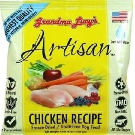 Grandma Lucy's Dog Grain Free Artisan Chicken Trial Size 6 Packs {L+x}
