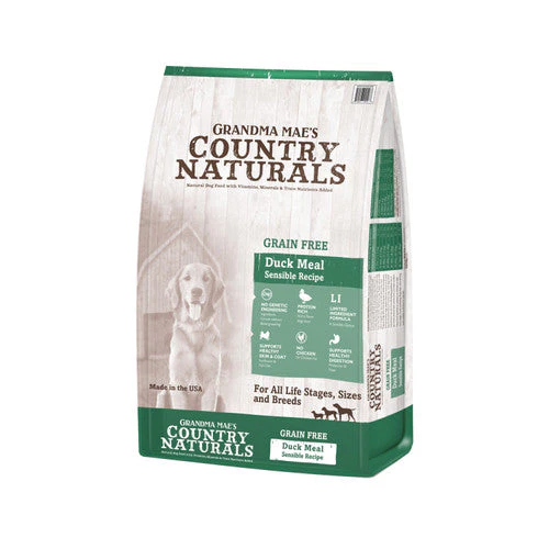 Grandma Mae's Country Naturals Grain Free Dry Dog Food Duck Meal Sensible 4lb - Image 2