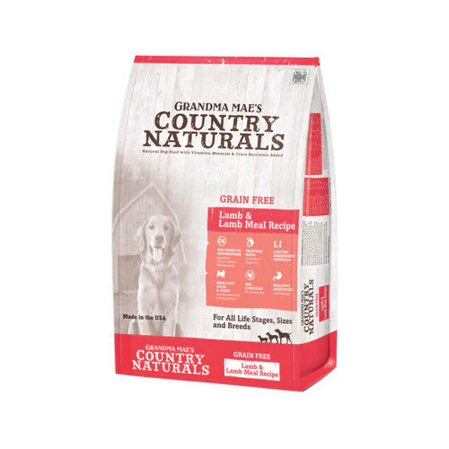 Grandma Mae's Country Naturals Grain Free Dry Dog Food Lamb & Lamb Meal 23lb - Image 2