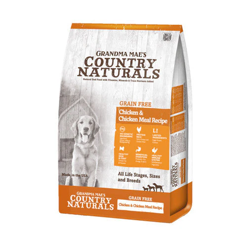 Grandma Mae's Country Naturals Grain Free Dry Dog Food Chicken & Chicken Meal 23lb - Image 2