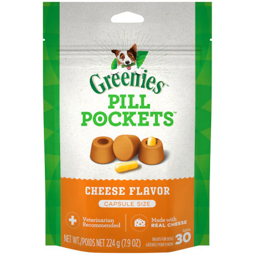 Greenies Pill Pockets for Capsules Cheese 30 Count 7.9 oz - Image 2