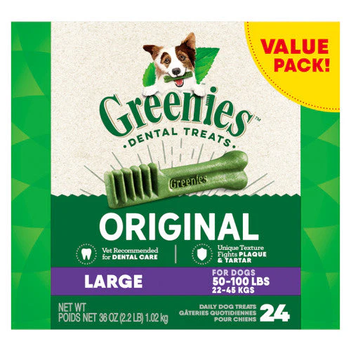 Greenies Dog Dental Treats Original 36oz 24ct Large - Image 2