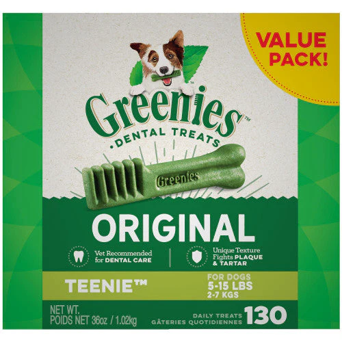 Greenies Dog Dental Treats Original 36oz 130ct Teenie - Image 2