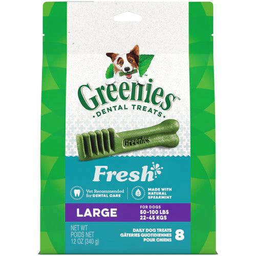 Greenies Dog Dental Treats Fresh 12oz 8ct Large - Image 2