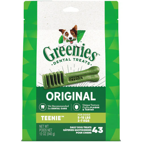Greenies Dog Dental Treats Original 12oz 43ct Teenie - Image 2