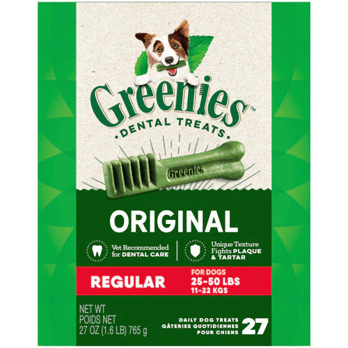 Greenies Dog Dental Treats Original 27oz 27ct Regular - Image 2