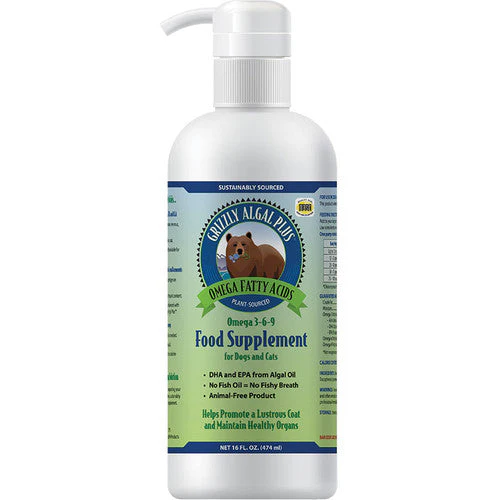 Grizzly Dog Cat Algal Oil Plus 16oz - Image 2
