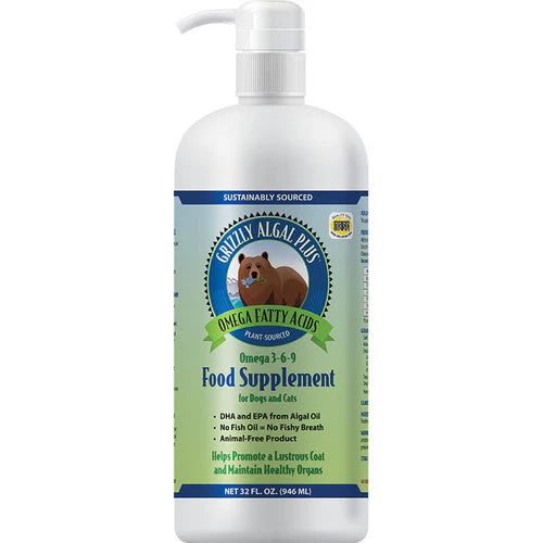 Grizzly Dog Cat Algal Oil Plus 32oz - Image 2