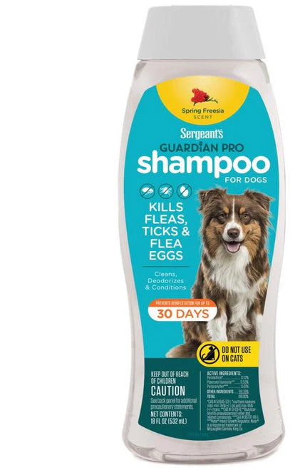 Guardian Pro Flea & Tick Shampoo Dog Spring Freezia 18 oz - Image 2