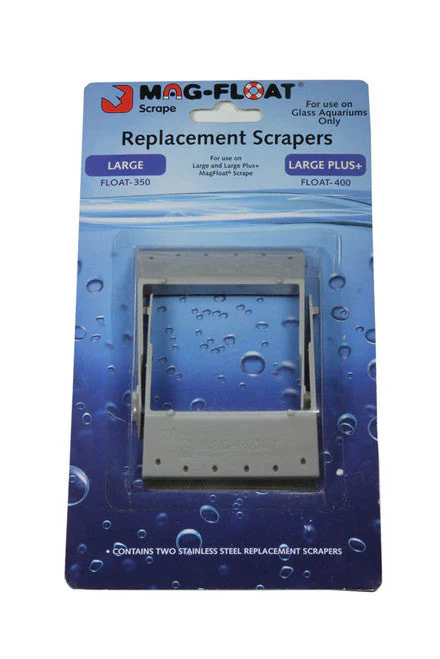 Mag-Float Replacement Scrapers for Glass Aquariums Grey/White LG/LG+ 2pk - Image 2