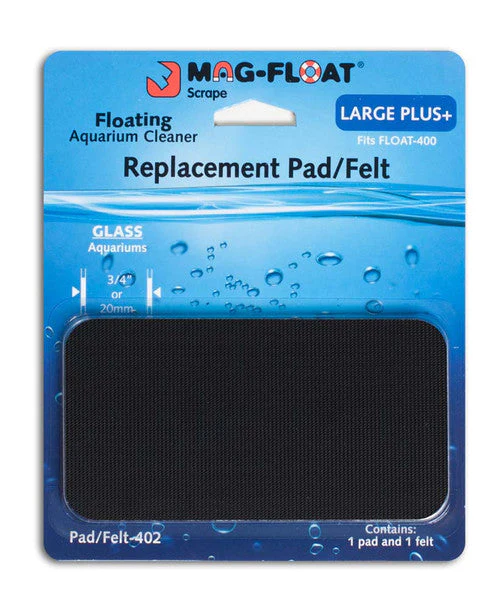 Mag-Float Replacement Pad/Felt Floating Magnet Cleaner for Glass Aquariums Black LG+ - Image 2