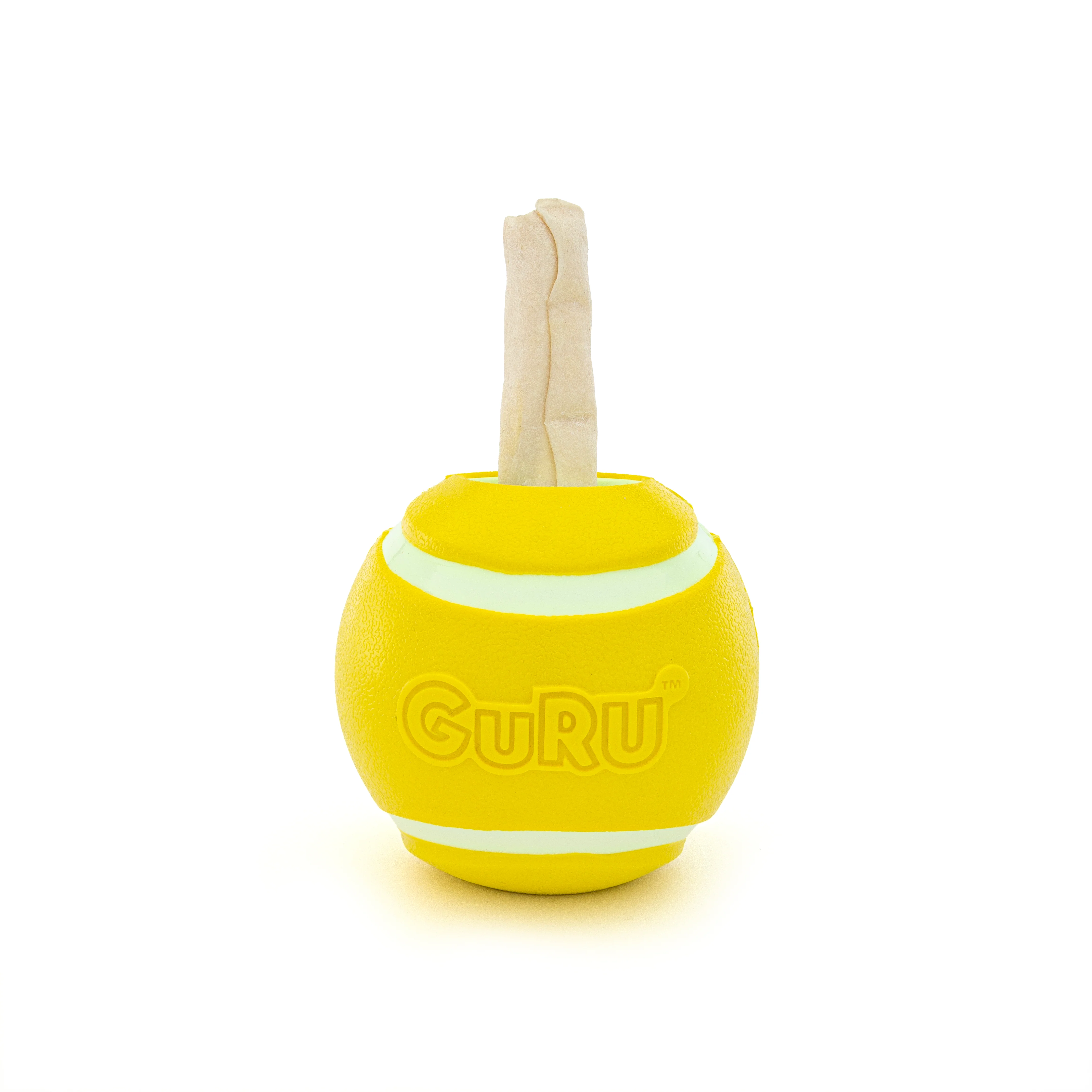 GURU Tennis Treat Holder Ball Dog Toy Medium