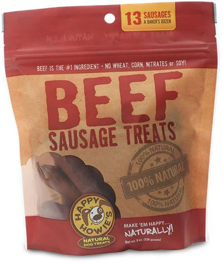 Happy Howie's Beef Sausage Baker's Dozen 13/4" {L+1} 494066 - Image 2