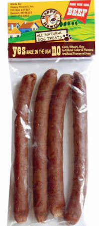 Happy Howie's Beef Sausage Link Individually Wrapped 18/12" {L+1x} 494020 - Image 2