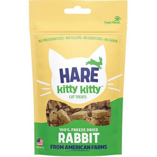 Hare Kitty Kitty 100% Freeze-dried Rabbit Treat 0.9oz (DD) - Image 2