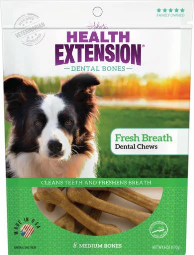 Health Extension Medium Fresh Breath Dental Chews 8pk {L+1}587233