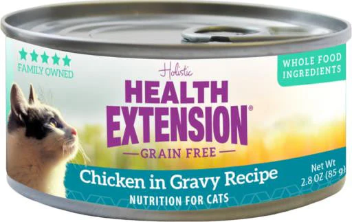 Health Extension Grain Free Chicken in Gravy Recipe for Cats 24/2.8Z {L-1} 587227