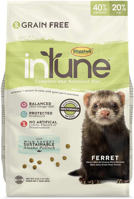 Higgins ntune Complete And Balanced Diet For Ferrets 4# C=6 - Image 2
