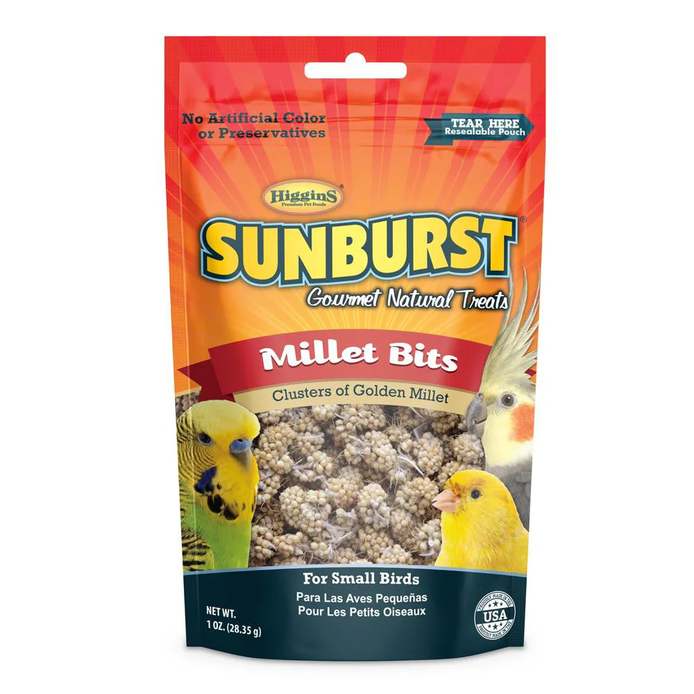 Higgins Sunburst Treats Millet Bits 1 oz