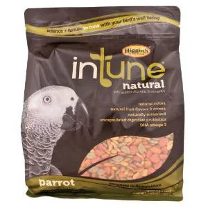 Higgins InTune Natural Food Mix for Parrots 40lb {L-1}466255