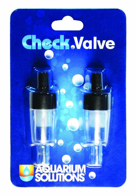 Aquarium Solutions Airline Check Valve Clear, Black 2 Pack - Image 2