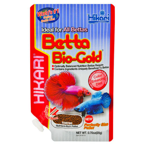 Hikari Betta BioGold Pellets Fish Food 0.7 oz - Image 2