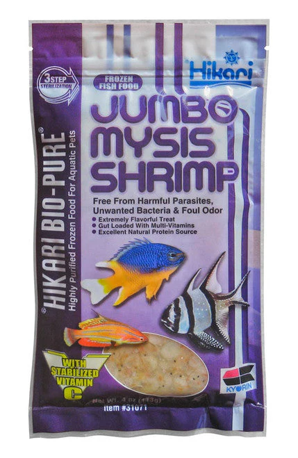 Hikari Bio-Pure Jumbo Frozen Mysis Shrimp Fish Food 4 oz SD-5 - Image 2