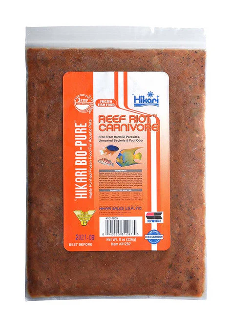 Hikari Bio-Pure Reef Riot Carnivore Frozen Fish Food 8 oz SD-5 - Image 2