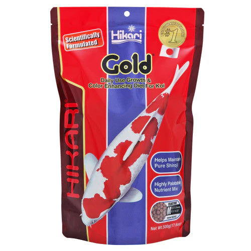 Hikari Gold Color Enhancing Pellet Fish Food for Koi and Pond Fishes 17.6oz MD - Image 2