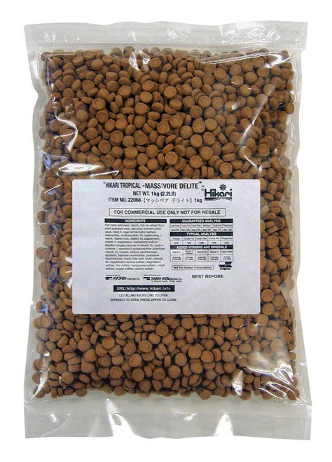 Hikari Massivore Delite Carnivore Pellets Fish Food 2.2lb LG (DD) - Image 2