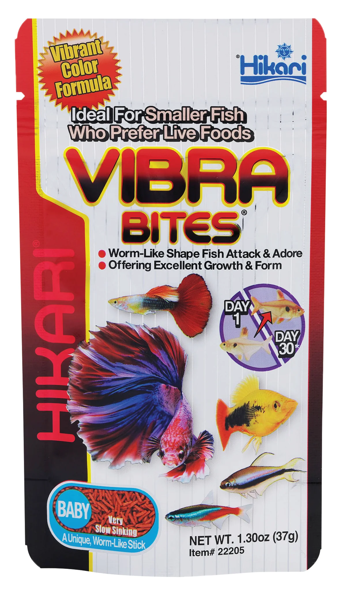 Hikari USA Vibra Bites Fish Food Baby 1.3 oz