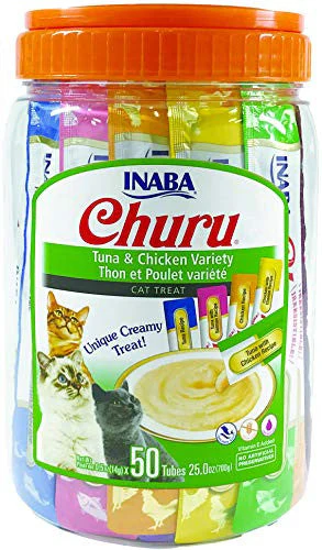 Inaba Churu 50 Tubes Tuna & Chicken Variety {L-1}859037