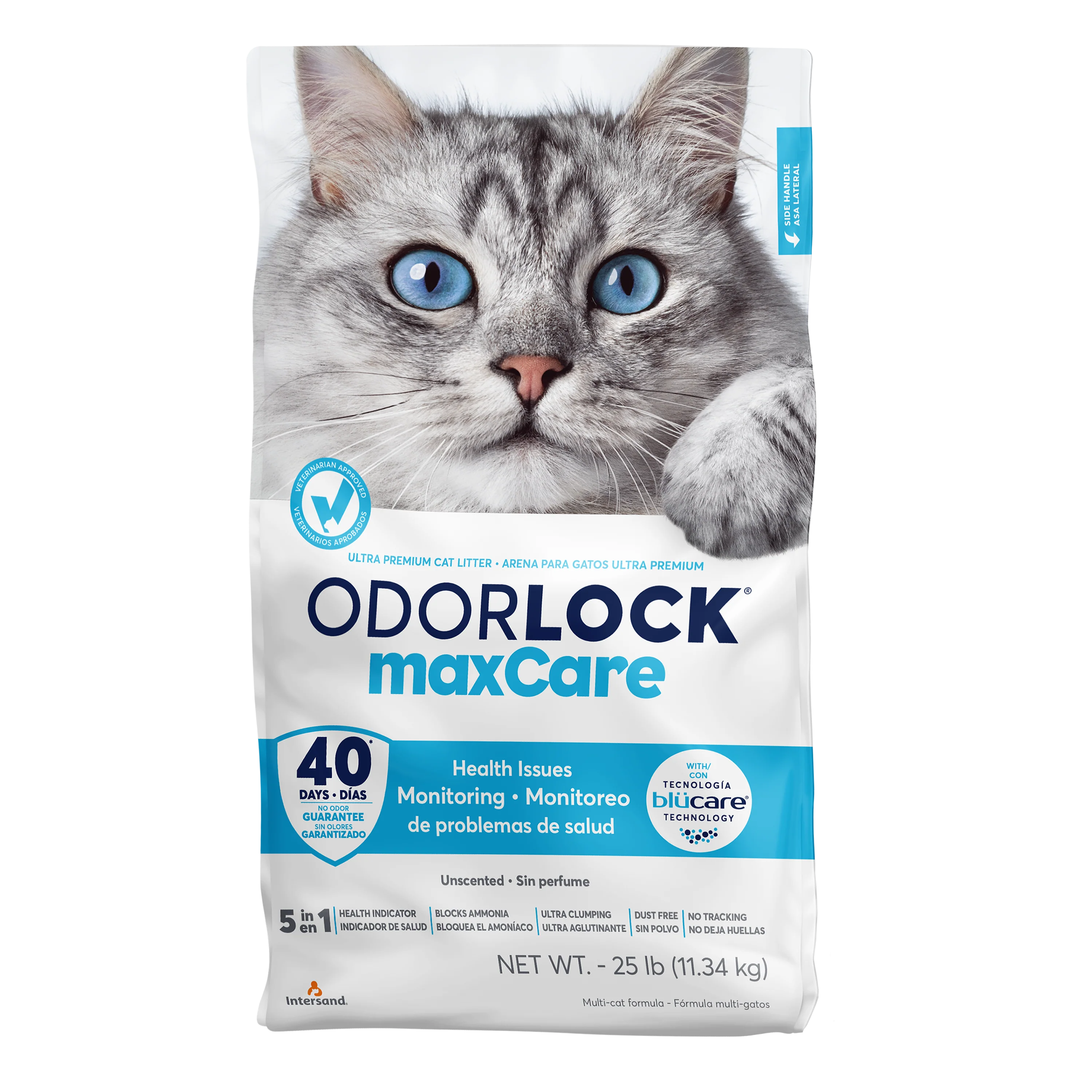 Intersand OdorLock maxCare Premium Cat Litter 25 lb