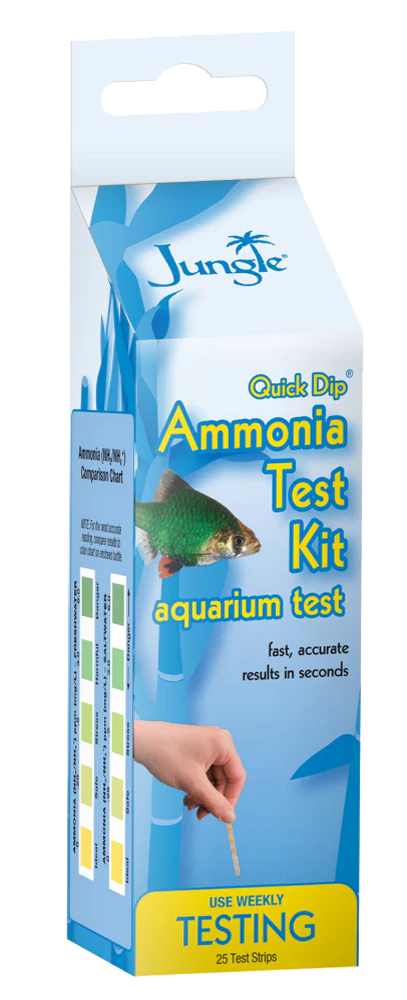 Jungle Laboratories Quick Dip Ammonia Test Kit for Freshwater and Saltwater Aquarium