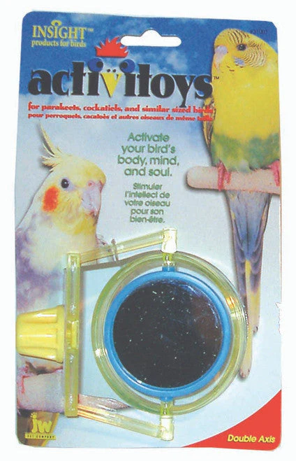 JW Pet ActiviToy Double Axis Bird Toy Multi-Color One Size - Image 2