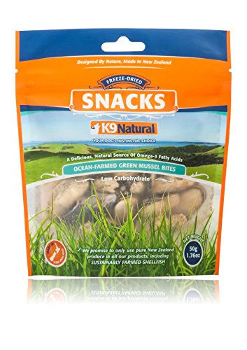 K9 Natural Dog Freeze-dried Green-lipped Mussel Snack Treats 1.76oz {L+x} - Image 2