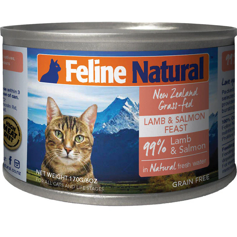 K9 Naturals Cat Lamb & Salmon 6oz {L+x}