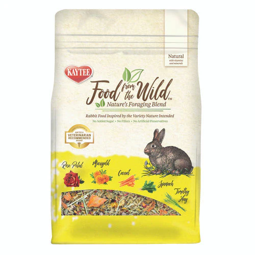 Kaytee Food From The Wild Rabbit Food, 4 pounds, Forage Complex - Image 2