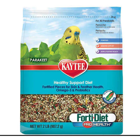 Kaytee Forti-Diet Pro Health Parakeet Food, 2 lb - Image 2