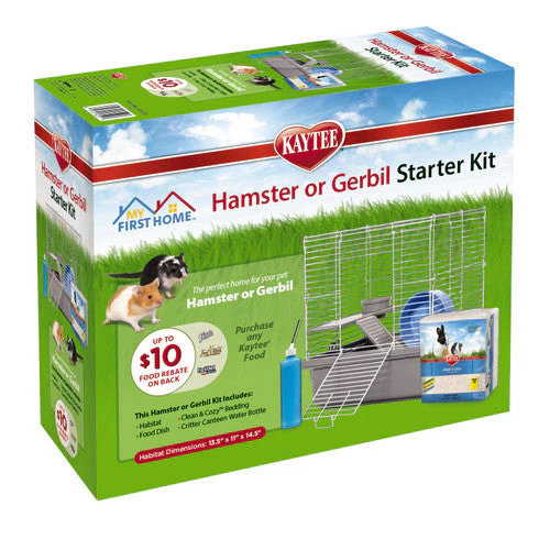 Kaytee My First Home Hamster or Gerbil Starter Kit 13.5? x 11? x 14.5? - Image 2