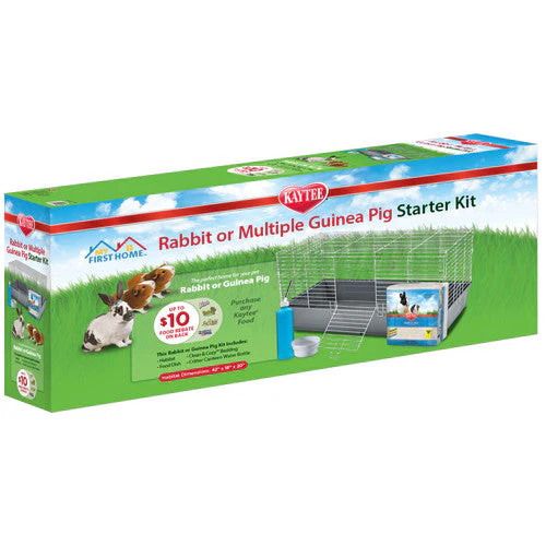 Kaytee My First Home Rabbit or Multiple Guinea Pig Starter Kit 42? x 18? x 20? - Image 2