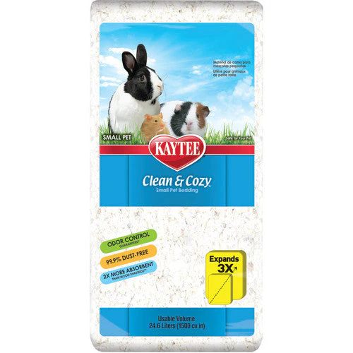 Kaytee Clean & Cozy White Small Animal Pet Bedding 24.6 Liters - Image 2