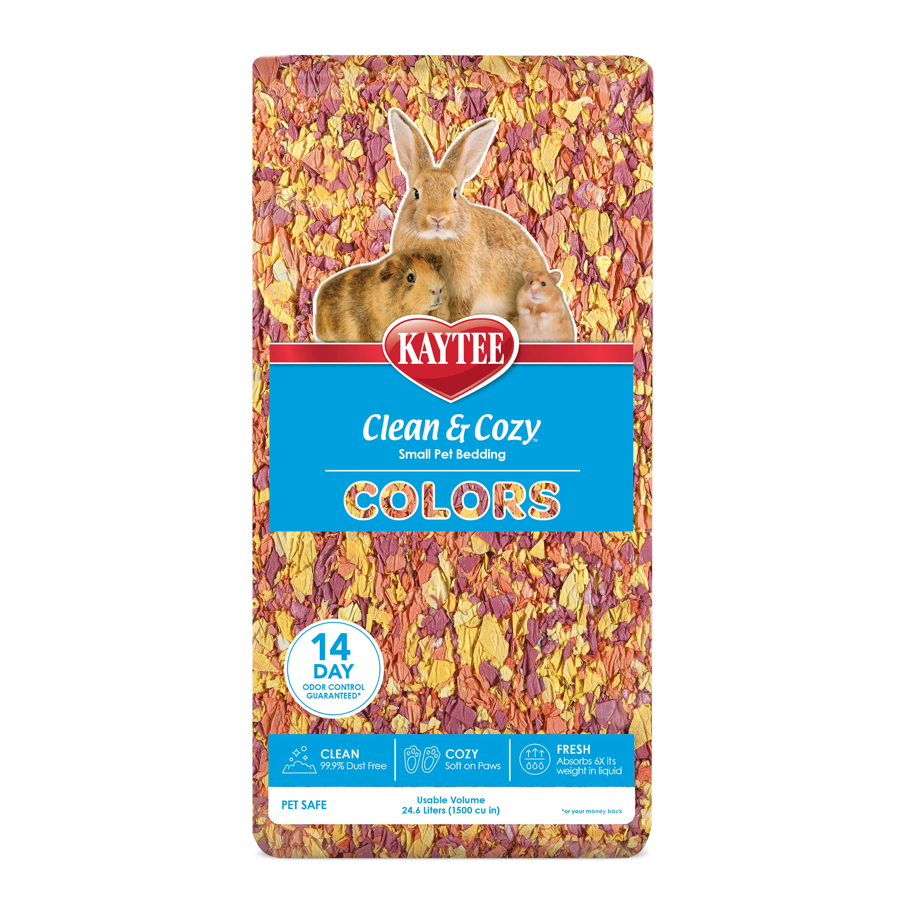 Kaytee Clean & Cozy Colors Bedding Sunset 24.6 l