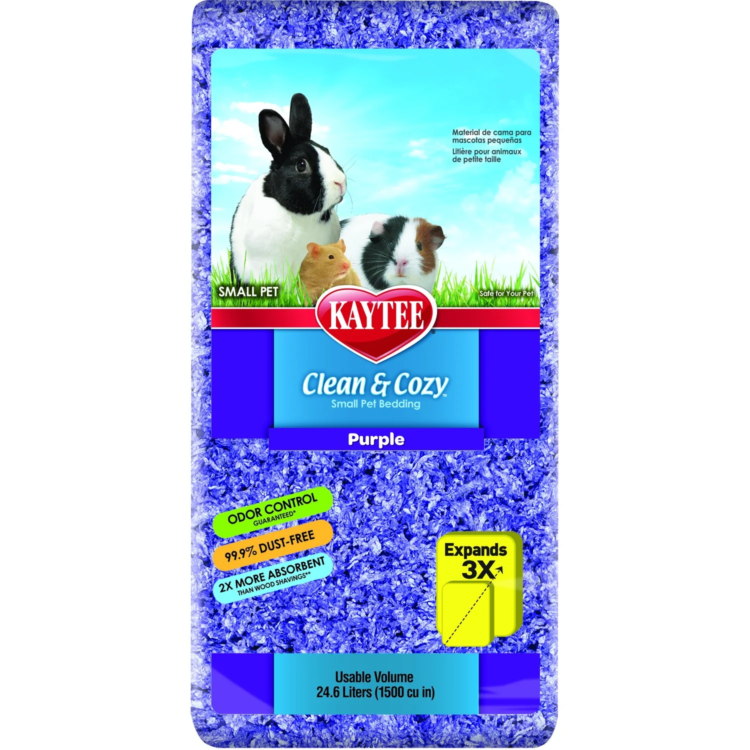 Kaytee Clean & Cozy Purple Purple 24.6 l