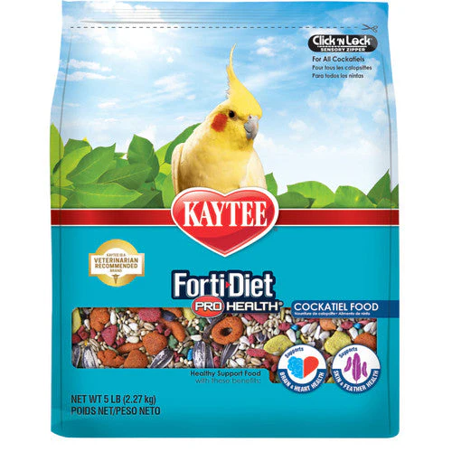 Kaytee Forti-Diet Pro Health Cockatiel Food 5lb - Image 2