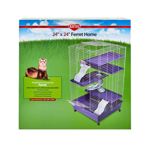 Kaytee My First Home 24 X 24 Multi Level Ferret With Casters - Image 2