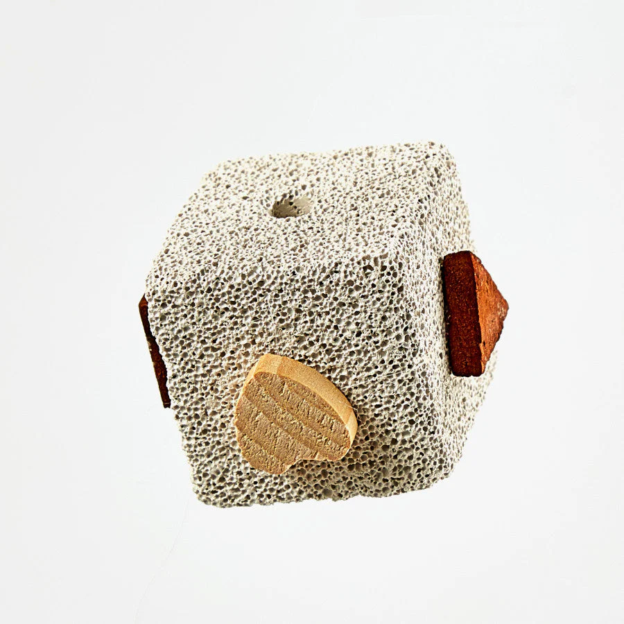 Kaytee Lava Block With Wood Chews 2.5 Inches x 2.5 Inches x 5 Inches - Image 2