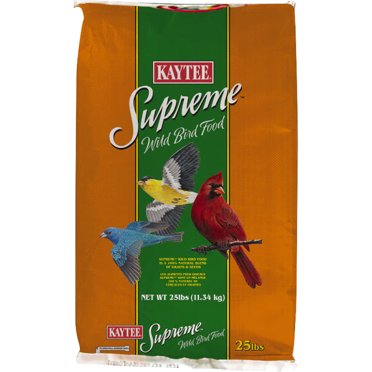 Kaytee Supreme Wild Bird Food 25 Pounds