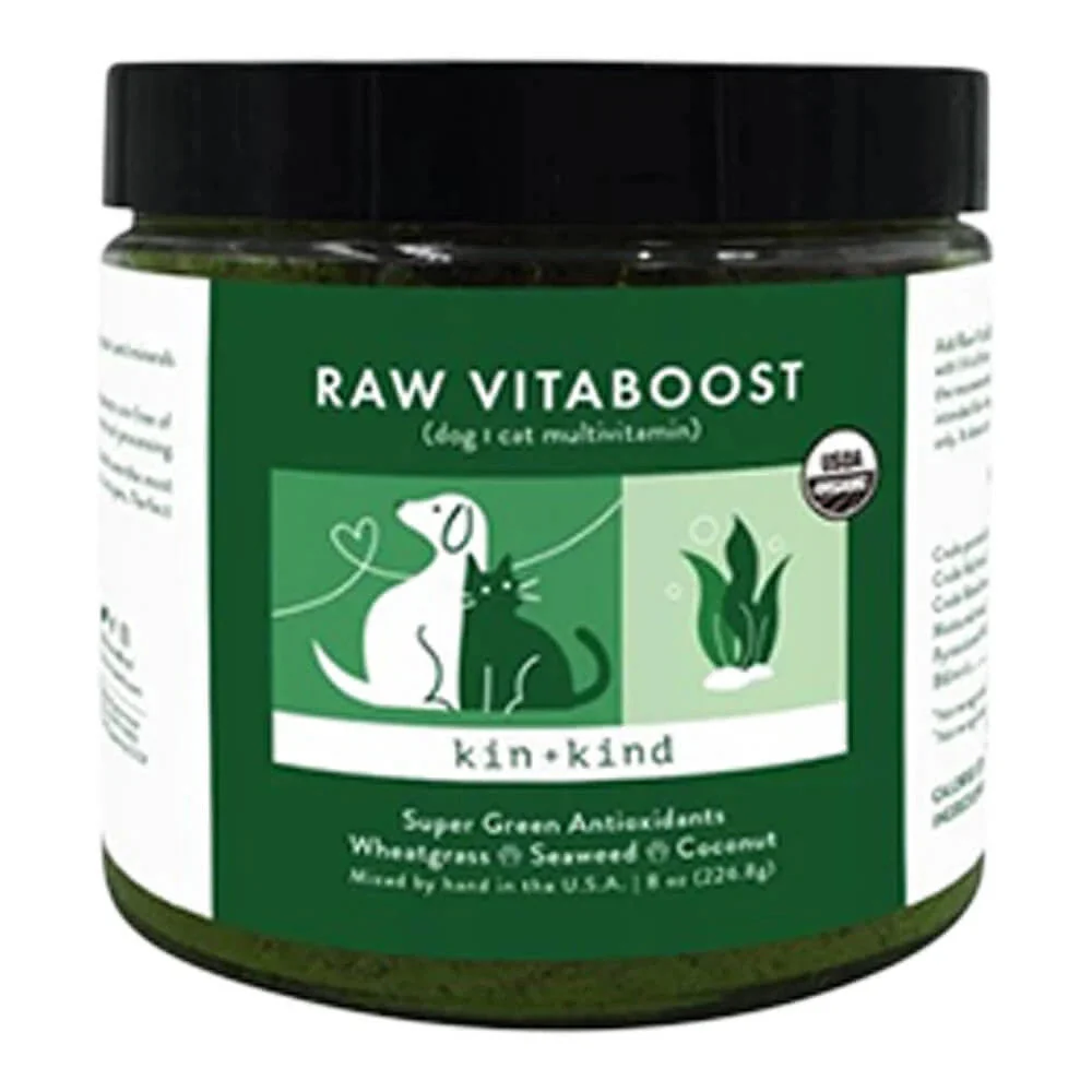 Organic VitaBoost Supergreens Supplement for Dogs & Cats Small 4 oz